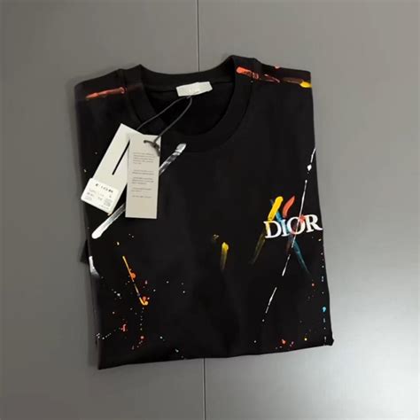 DIOR MEN 2021 Paint Splatter Logo